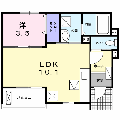 アバンツアートⅠ 101【管理NO：1-017952201-01010】 ★家具家電は申し込み後に搬入します★ ★2026年11月下旬入居可能★の外観画像