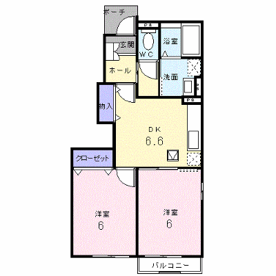 サンブリ－ズⅡ 101【管理NO：1-013760401-01010】 ★家具家電は申し込み後に搬入します★ ★2026年11月中旬入居可能★の外観画像