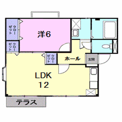 ヴィクトワール府中 101【管理NO：1-007081201-01010】 ★家具家電は申し込み後に搬入します★ ★2026年11月中旬入居可能★の外観画像