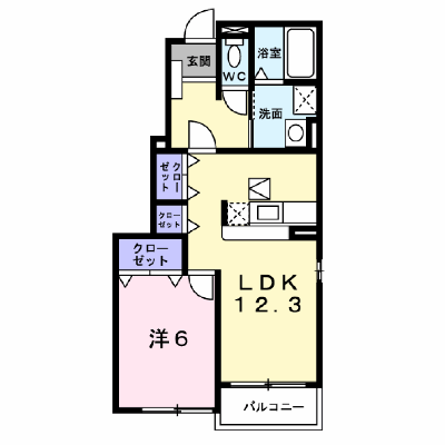 サンライズ　ブロードⅠ 101【管理NO：1-013948501-01010】 ★家具家電は申し込み後に搬入します★ ★2026年11月中旬入居可能★の外観画像