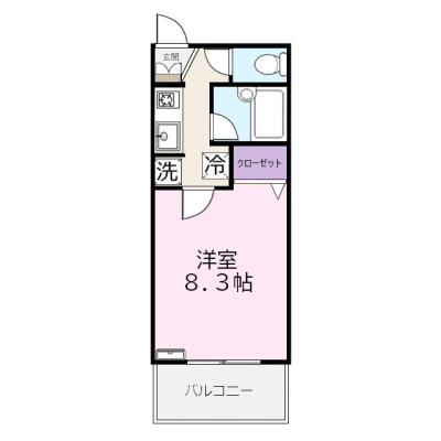  🏠おうちくんマンスリー14★　1K・RC造急行ふじみ野🍒★無料ネット・駐車場・浴室乾燥機ありの物件写真2