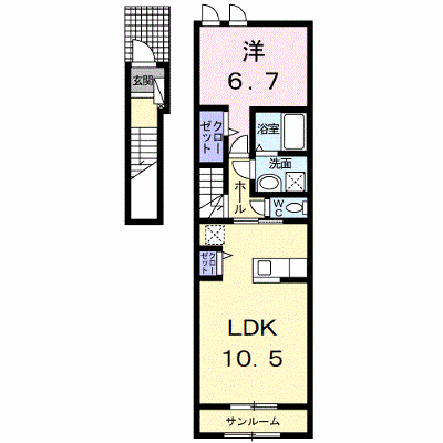 フレックス　タウン　六番館 202【管理NO：1-025686005-02020】 ★家具家電は申し込み後に搬入します★ ★2026年11月下旬入居可能★の外観画像