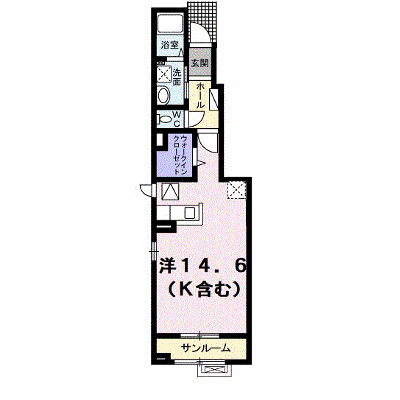 ククルビターチェⅡ 103【管理NO：1-020869301-01030】 ★家具家電は申し込み後に搬入します★ ★2026年11月中旬入居可能★の外観画像