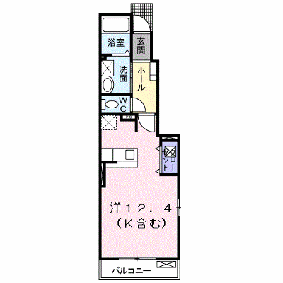 カーサ・イルソーレ 101【管理NO：1-014941801-01010】 ★家具家電は申し込み後に搬入します★の外観画像