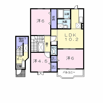 ジャン・ラフィネＢ 203【管理NO：1-010910202-02030】 ★家具家電は申し込み後に搬入します★ ★2026年11月中旬入居可能★の外観画像