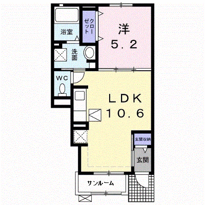 アルモニー 102【管理NO：1-026813301-01020】 ★家具家電は申し込み後に搬入します★ ★2026年10月下旬入居可能★の外観画像