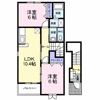 サンライズ 201【管理NO：1-013432201-02010】 ★家具家電は申し込み後に搬入します★ ★2026年11月上旬入居可能★の外観画像