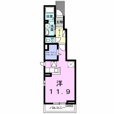 ヴィジュラＡ 103【管理NO：1-019777101-01030】 ★家具家電は申し込み後に搬入します★ ★2026年11月下旬入居可能★の外観画像