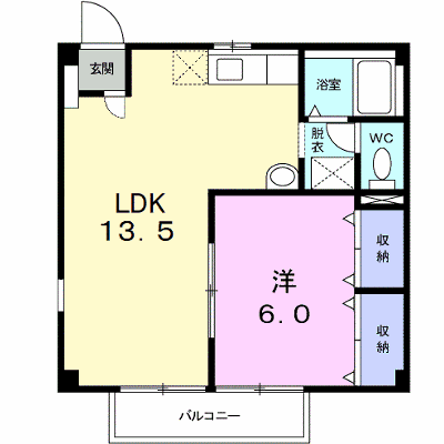 ヴューハイツ西多賀Ｂ 203【管理NO：1-004811801-02030】 ★家具家電は申し込み後に搬入します★ ★2026年11月中旬入居可能★の外観画像