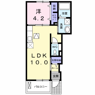 セレノ・コリーナ 102【管理NO：1-018930801-01020】 ★家具家電は申し込み後に搬入します★ ★2026年11月中旬入居可能★の外観画像