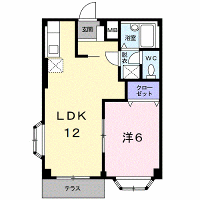 エルディムセントポーリア 103【管理NO：1-003969501-01030】 ★家具家電は申し込み後に搬入します★ ★2026年11月中旬入居可能★の外観画像