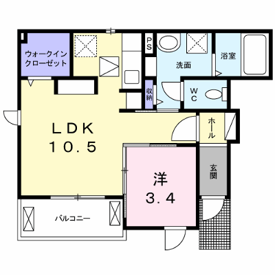 アネックス 101【管理NO：1-022384201-01010】 ★家具家電は申し込み後に搬入します★ ★2026年11月中旬入居可能★の外観画像