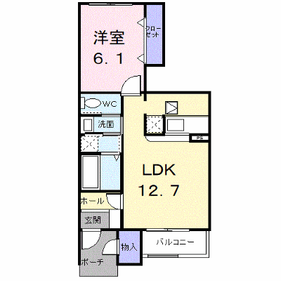 アルバーダＢ 102【管理NO：1-015170802-01020】 ★家具家電は申し込み後に搬入します★ ★2026年11月中旬入居可能★の外観画像