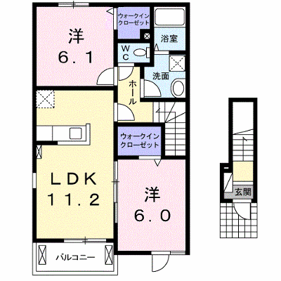 花づつみＢ 201【管理NO：1-020665202-02010】 ★家具家電は申し込み後に搬入します★ ★2026年12月中旬入居可能★の外観画像