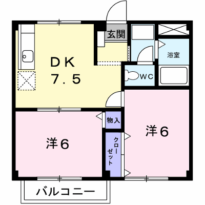 メゾン斉藤 205【管理NO：1-004347701-02050】 ★家具家電は申し込み後に搬入します★ ★2026年11月中旬入居可能★の外観画像
