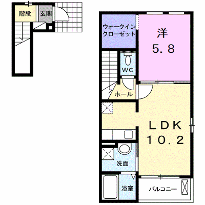 ドゥー　アヴニール 201【管理NO：1-017742801-02010】 ★家具家電は申し込み後に搬入します★ ★2026年11月中旬入居可能★の外観画像