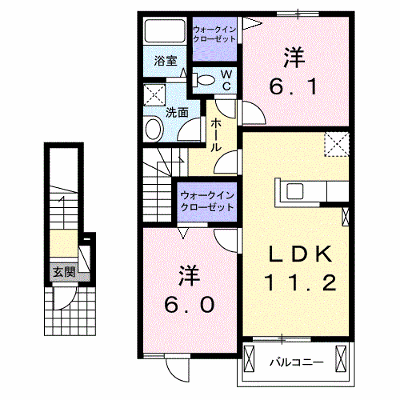 コンフォーティアＢ 203【管理NO：1-021671902-02030】 ★家具家電は申し込み後に搬入します★ ★2026年12月上旬入居可能★の外観画像