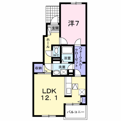 メゾンシュクレ　Ⅱ 103【管理NO：1-019338301-01030】 ★家具家電は申し込み後に搬入します★ ★2026年11月中旬入居可能★の外観画像