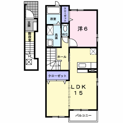 カーサエレガンテ　Ｂ 201【管理NO：1-014892102-02010】 ★家具家電は申し込み後に搬入します★ ★2026年11月中旬入居可能★の外観画像