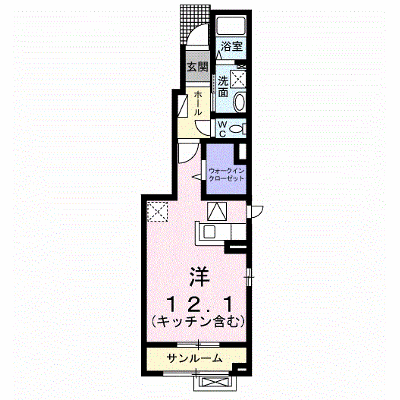 フローレン 101【管理NO：1-018309501-01010】 ★家具家電は申し込み後に搬入します★ ★2026年11月中旬入居可能★の外観画像