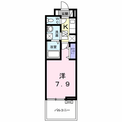 プラシード 102【管理NO：1-022795101-01020】 ★家具家電は申し込み後に搬入します★ ★2026年12月中旬入居可能★の外観画像