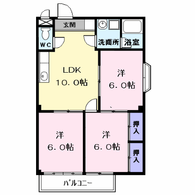 レジデンス中花 201【管理NO：1-001411701-02010】 ★家具家電は申し込み後に搬入します★ ★2026年10月下旬入居可能★の外観画像