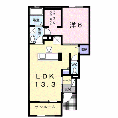 ウイング・フィールド 102【管理NO：1-021318901-01020】 ★家具家電は申し込み後に搬入します★ ★2026年10月中旬入居可能★の外観画像