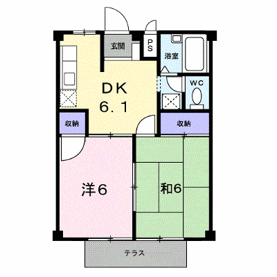 イーストウイング 102【管理NO：1-003250001-01020】 ★家具家電は申し込み後に搬入します★ ★2026年10月下旬入居可能★の外観画像