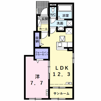 Ｌｅｉ（レイ）ａ 101【管理NO：1-027306501-01010】 ★家具家電は申し込み後に搬入します★ ★2026年11月中旬入居可能★の外観画像