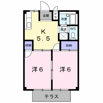 シティハイツゆたかＡ 105【管理NO：1-000405101-01040】 ★家具家電は申し込み後に搬入します★ ★2026年11月下旬入居可能★の外観画像
