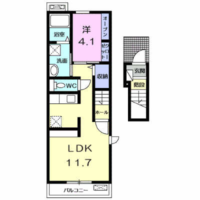 Ｈａｒｕｋａｓ　Ⅰ 201【管理NO：1-020126101-02010】 ★家具家電は申し込み後に搬入します★ ★2026年11月中旬入居可能★の外観画像