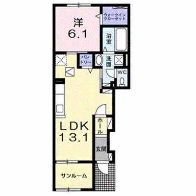 Ｙフォレスト五個荘 103【管理NO：1-027024901-01030】 ★家具家電は申し込み後に搬入します★ ★2026年12月中旬入居可能★の外観画像