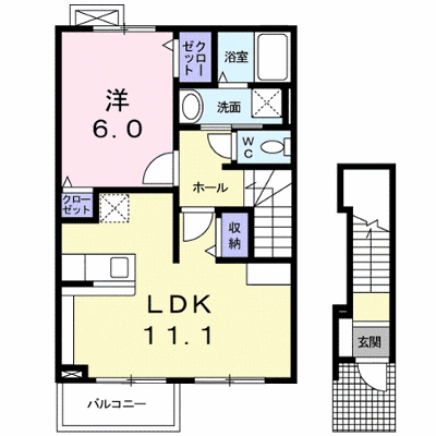 ハピネス向日葵 202【管理NO：1-018903801-02020】 ★家具家電は申し込み後に搬入します★ ★2026年10月下旬入居可能★の外観画像
