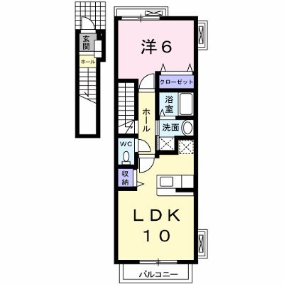 ラ・グラシア 201【管理NO：1-014696001-02010】 ★家具家電は申し込み後に搬入します★ ★2026年11月下旬入居可能★の外観画像
