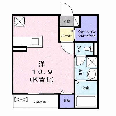 モデルノⅠ 202【管理NO：1-022661301-02020】 ★家具家電は申し込み後に搬入します★ ★2026年11月中旬入居可能★の外観画像