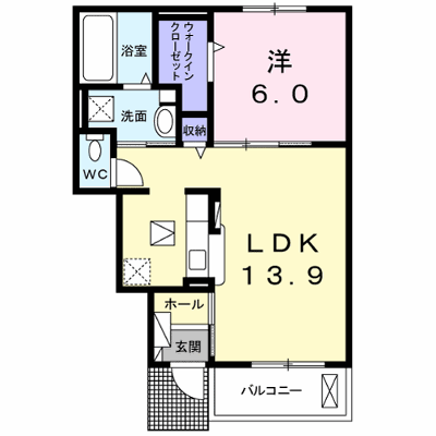 Ｓｐｅｒａｎｚａ　Ｒ 102【管理NO：1-024542001-01020】 ★家具家電は申し込み後に搬入します★ ★2026年12月中旬入居可能★の外観画像