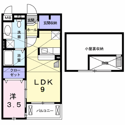エヴァーハイム 202【管理NO：1-014942101-02020】 ★家具家電は申し込み後に搬入します★ ★2026年11月中旬入居可能★の外観画像