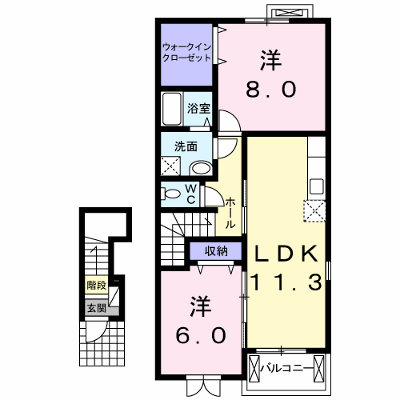 ノイハウス 203【管理NO：1-017054301-02030】 ★家具家電は申し込み後に搬入します★ ★2026年11月中旬入居可能★の外観画像