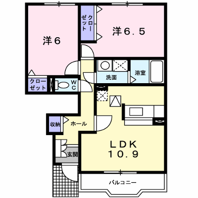 それいゆ東小二里 103【管理NO：1-013458201-01030】 ★家具家電は申し込み後に搬入します★ ★2026年11月中旬入居可能★の外観画像