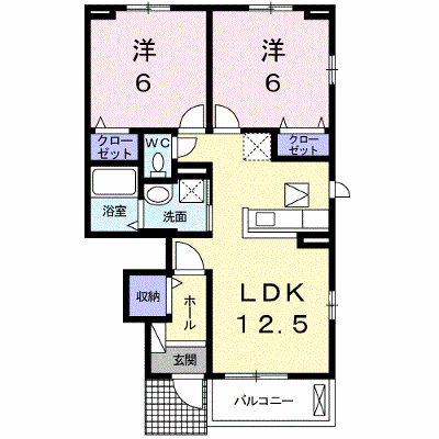 クラール木太Ｇ 103【管理NO：1-022314607-01030】 ★家具家電は申し込み後に搬入します★ ★2026年11月下旬入居可能★の外観画像