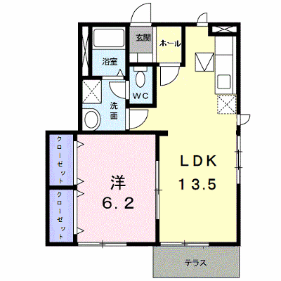 アンソレイエ　Ｂ 101【管理NO：1-010054602-01010】 ★家具家電は申し込み後に搬入します★ ★2026年11月上旬入居可能★の外観画像