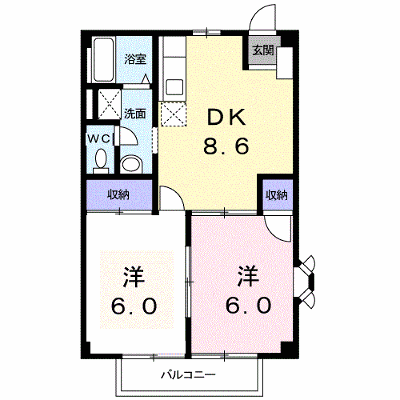 シーサイドメゾン十禅寺Ｂ 101【管理NO：1-005181902-01010】 ★家具家電は申し込み後に搬入します★ ★2026年11月中旬入居可能★の外観画像
