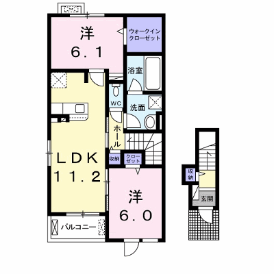 リバーサイドヴィラⅠ 201【管理NO：1-025348401-02010】 ★家具家電は申し込み後に搬入します★ ★2026年11月中旬入居可能★の外観画像