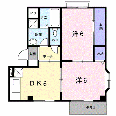 レジデンス田中Ⅱ 101【管理NO：1-007650401-01010】 ★家具家電は申し込み後に搬入します★ ★2026年11月中旬入居可能★の外観画像