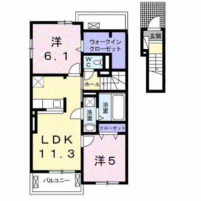 ベルアンジュ別府Ⅱ 205【管理NO：1-024214202-02050】 ★家具家電は申し込み後に搬入します★の外観画像