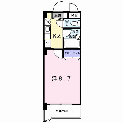 ソレイユ・ヒロ・上水前寺 202【管理NO：1-006986601-02020】 ★家具家電は申し込み後に搬入します★ ★2026年11月中旬入居可能★の外観画像
