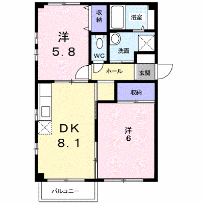 コンフォートヒルⅡ 101【管理NO：1-007844901-01010】 ★家具家電は申し込み後に搬入します★ ★2026年11月中旬入居可能★の外観画像