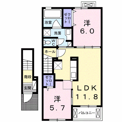 クリスタル・イリーデ 203【管理NO：1-021503601-02030】 ★家具家電は申し込み後に搬入します★ ★2026年11月中旬入居可能★の外観画像