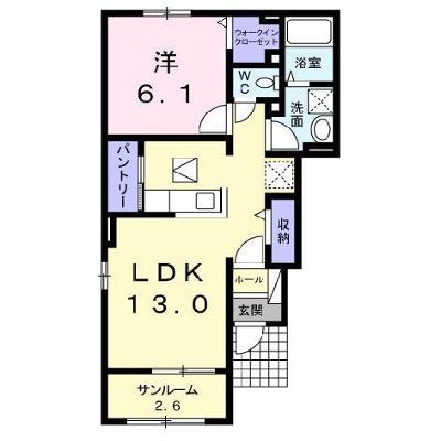 サンライズ 101【管理NO：1-022587101-01010】 ★家具家電は申し込み後に搬入します★ ★2026年12月上旬入居可能★の外観画像
