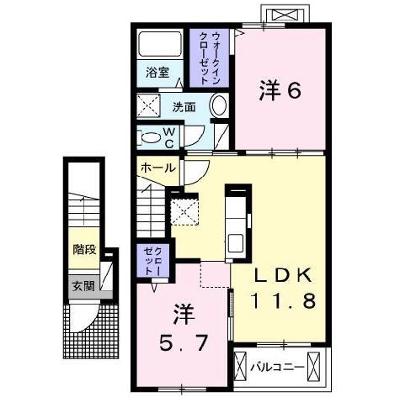 サブポケット　Ⅱ 203【管理NO：1-022194901-02030】 ★家具家電は申し込み後に搬入します★ ★2026年12月上旬入居可能★の外観画像